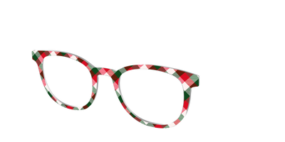 The Nice List Plaid - Angle Top Thumbnail - Pair Eyewear