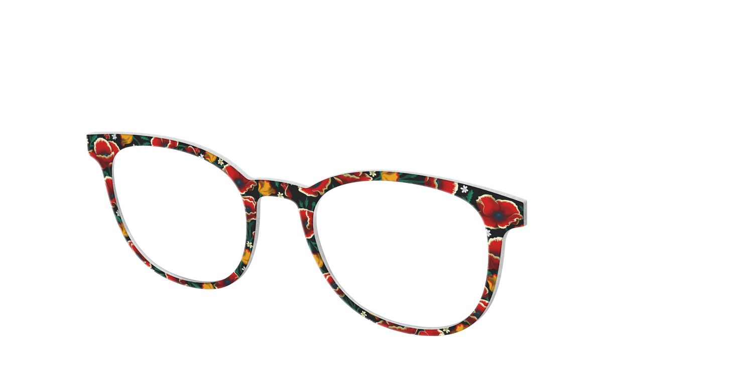 The Passionate Poppies - Angle Top Image - Pair Eyewear