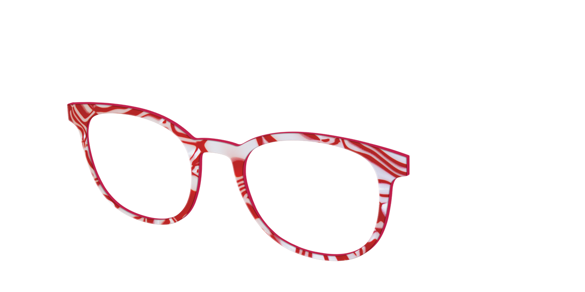 The Peppermint Swirl - Angle Top Image - Pair Eyewear