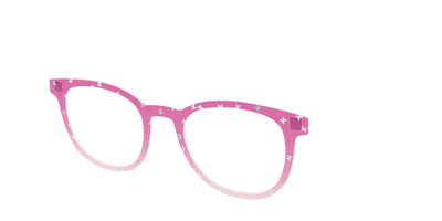 The Pink Butterfly Sparkle Crystal - Angle Top Thumbnail - Pair Eyewear