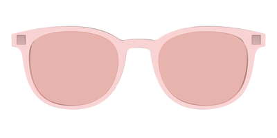 The Pink Crystal With Coral Pink Lens - Front Top Thumbnail - Pair Eyewear