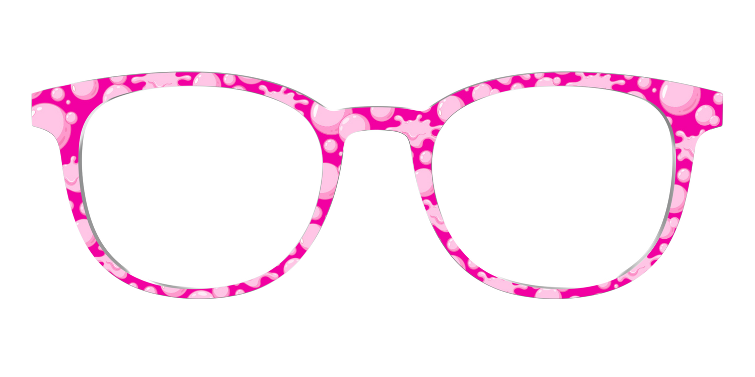 The Pink Pop Bubbles - Front Top Image - Pair Eyewear