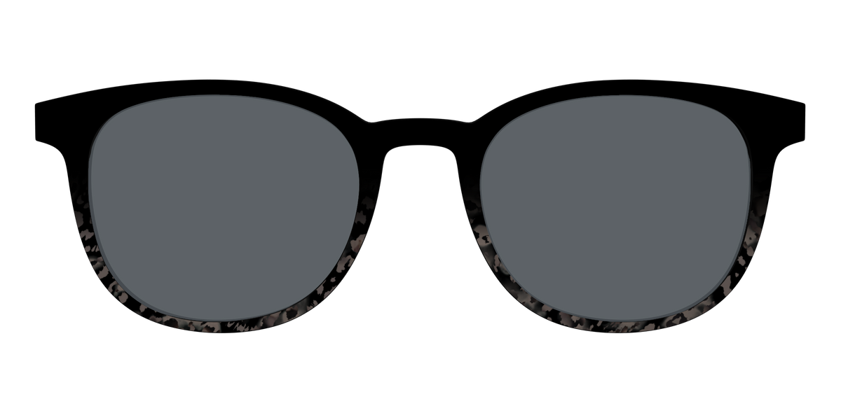 The Polarized Shaded Tortoise Sun Top - Front Top Image - Pair Eyewear