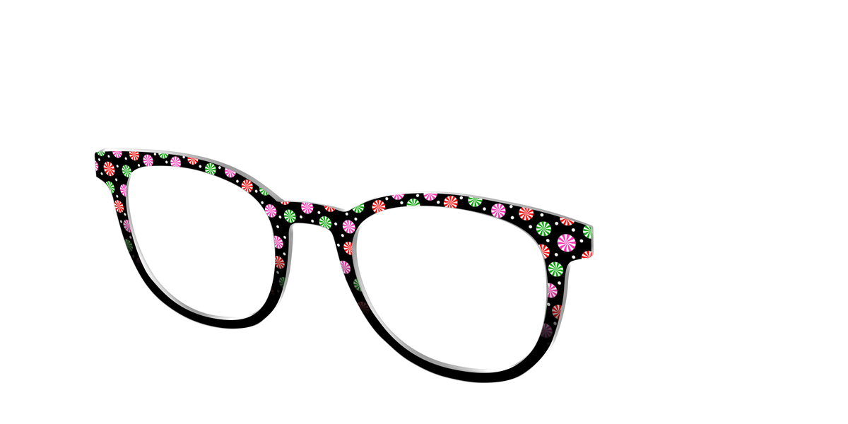 The Pretty Peppermints - Angle Top Image - Pair Eyewear
