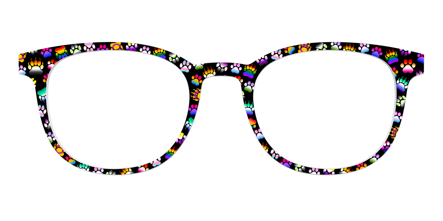 The Pride Paw Prints - Front Top Image - Pair Eyewear