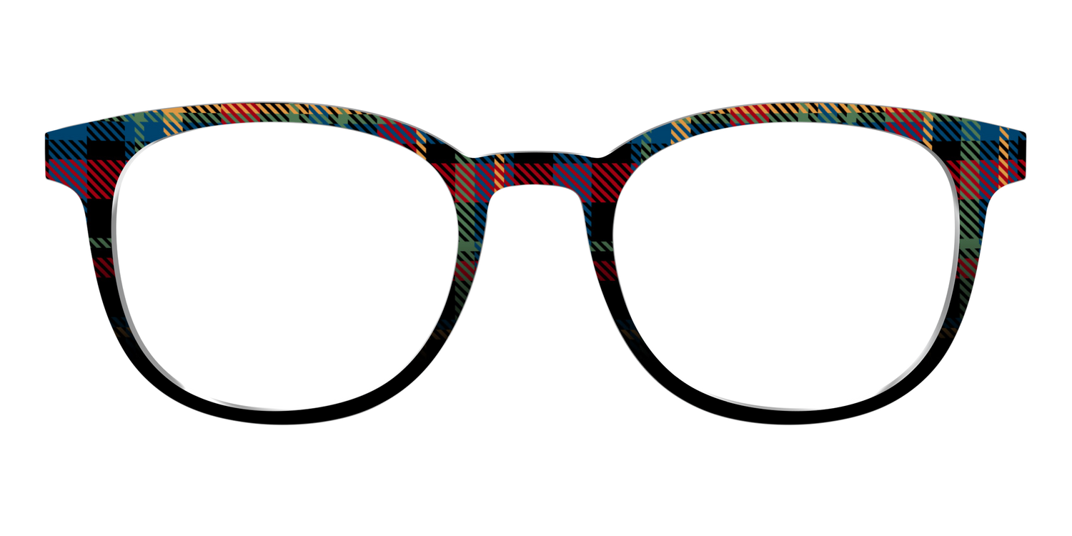 The Principal Plaid - Front Top Image - Pair Eyewear