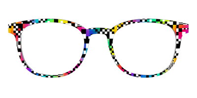 The Prismatic Check - Front Top Thumbnail - Pair Eyewear