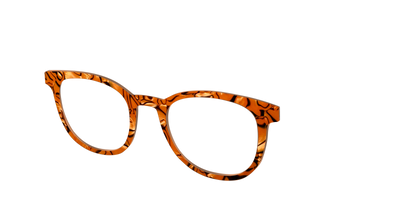 The Pumpkin Pearl Swirl - Angle Top Thumbnail - Pair Eyewear