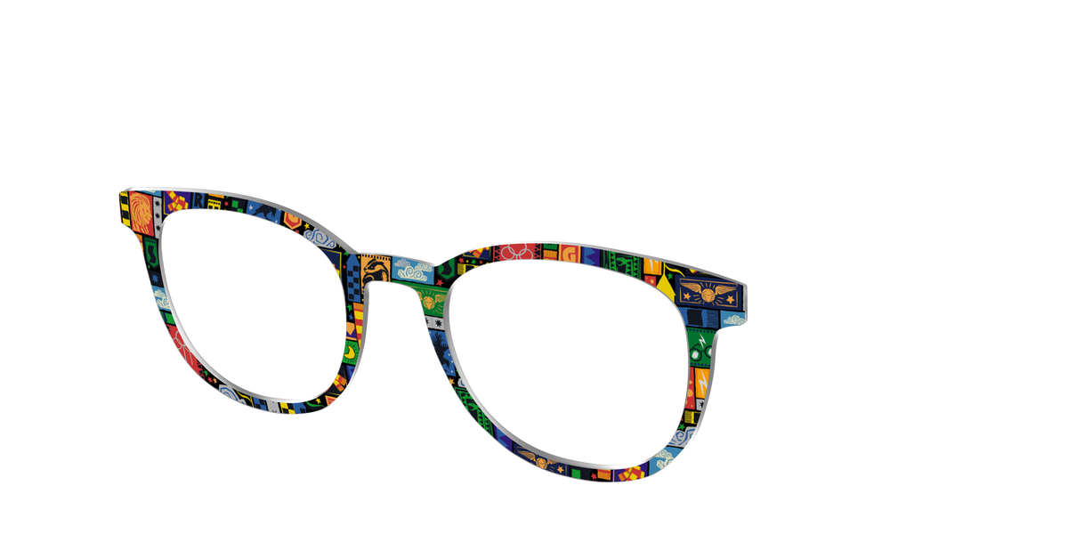 The Quidditch Patchwork - Angle Top Image - Pair Eyewear