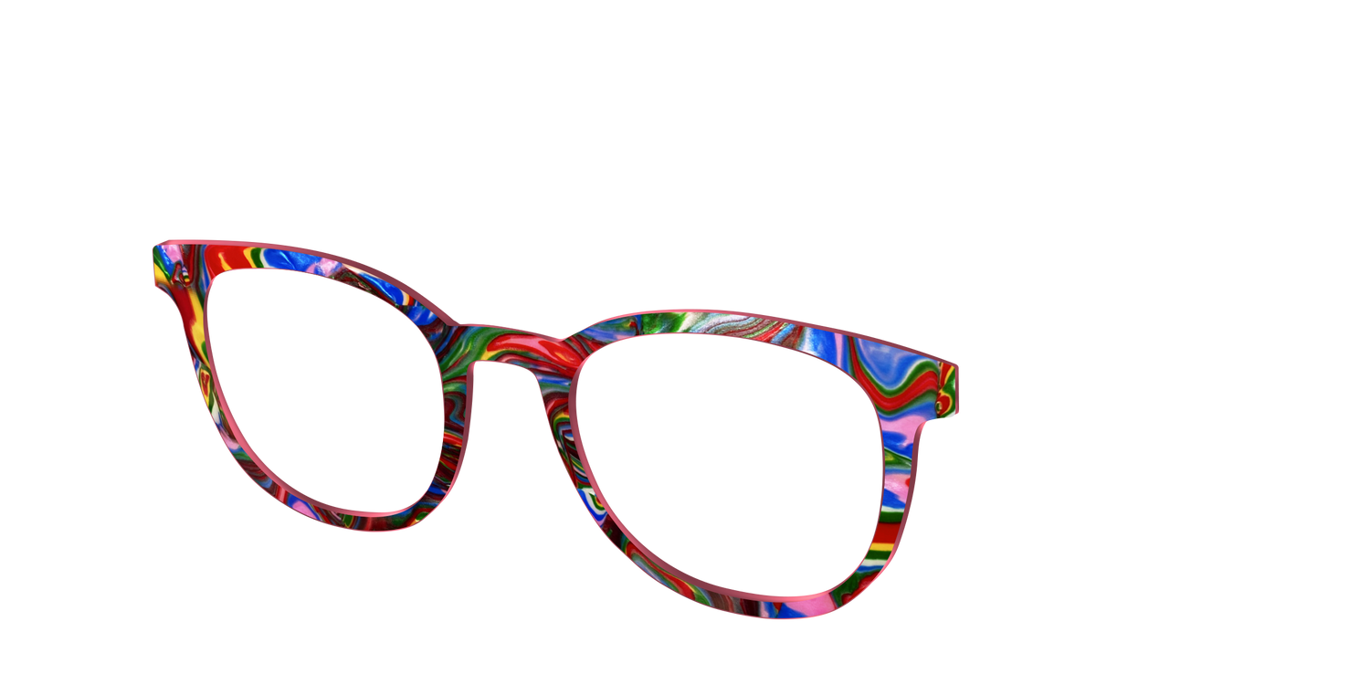 The Radiant Pearl Marble - Angle Top Image - Pair Eyewear