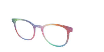 The Rainbow Holographic Celestial - Angle Top Thumbnail - Pair Eyewear