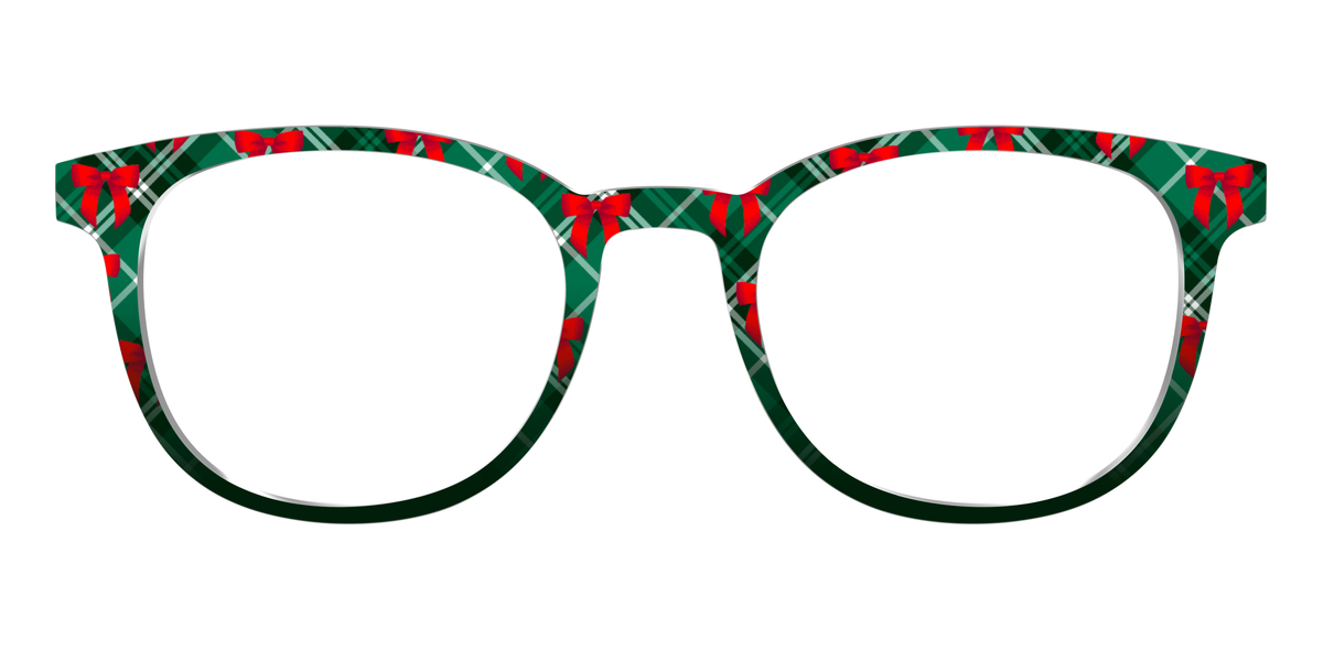The Ribbon-Clad Plaid - Front Top Image - Pair Eyewear
