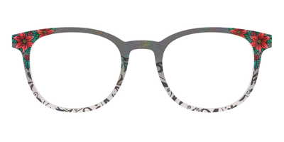 The Romantic Poinsettia Holographic Crystal - Front Top Thumbnail - Pair Eyewear