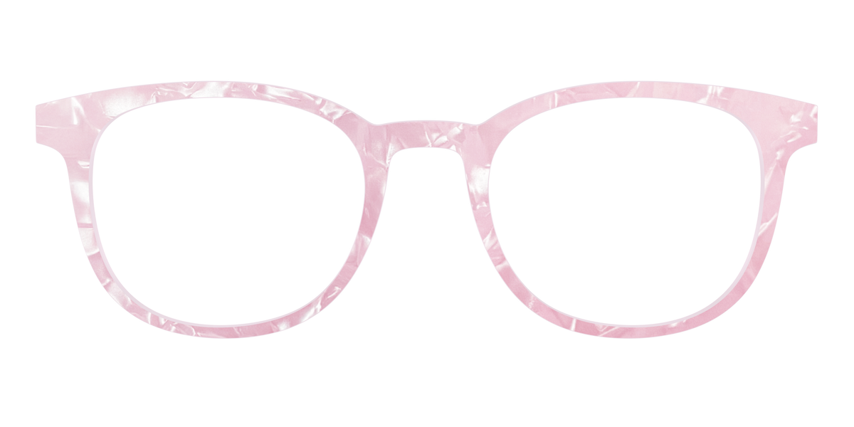 The Rose Quartz Pearl Marble - Front Top Image - Pair Eyewear