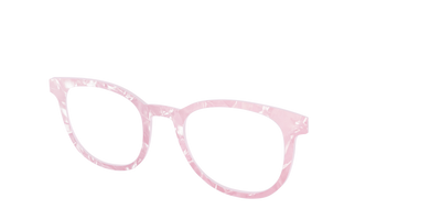 The Rose Quartz Pearl Marble - Angle Top Thumbnail - Pair Eyewear