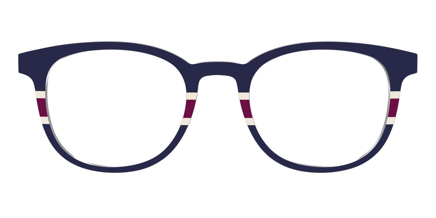 The Rugby Stripes - Front Top Image - Pair Eyewear