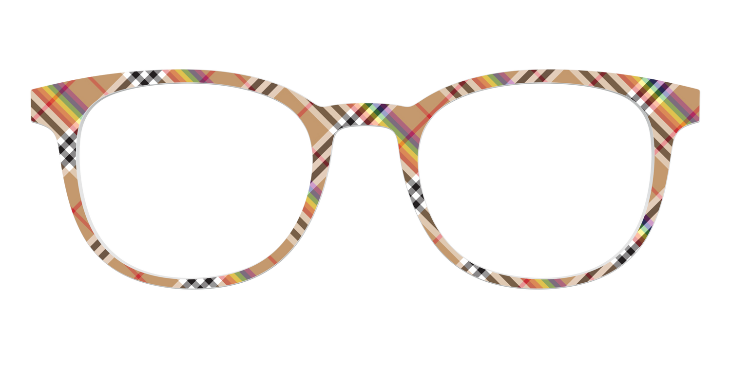 The Scholarly Plaid - Front Top Image - Pair Eyewear