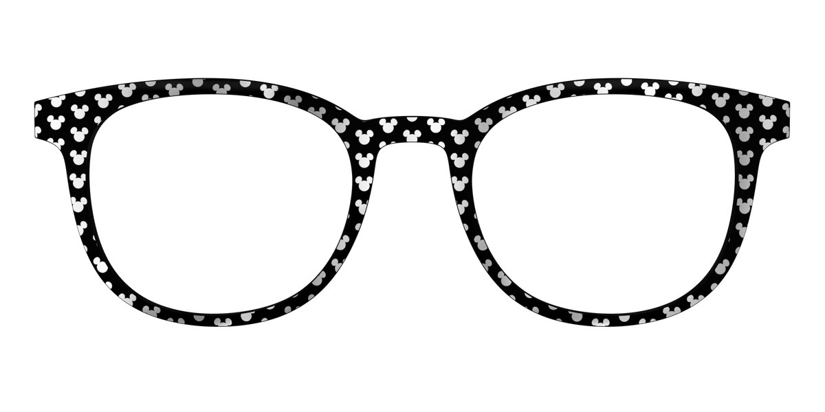 The Silver Foil Mickey - Front Top Image - Pair Eyewear