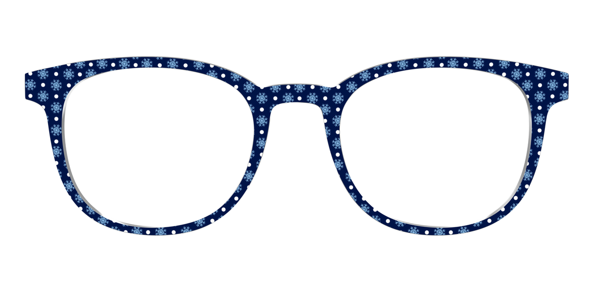 The Snowflake Polka Dot - Front Top Image - Pair Eyewear