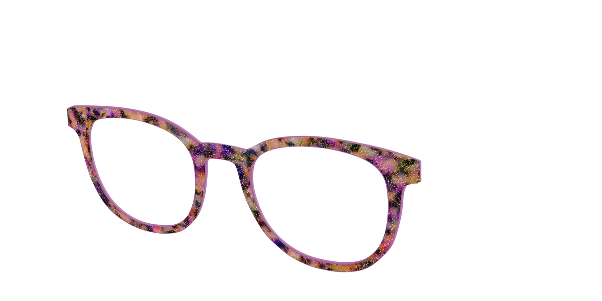 The Spooktacular Tortoise with Glitter - Angle Top Image - Pair Eyewear