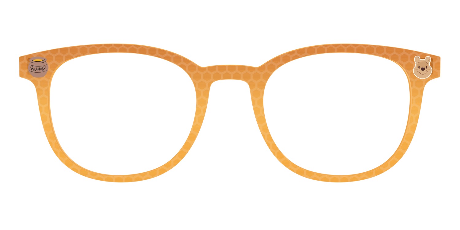Time for Hunny Crystal Honeycomb - Front Top Image - Pair Eyewear