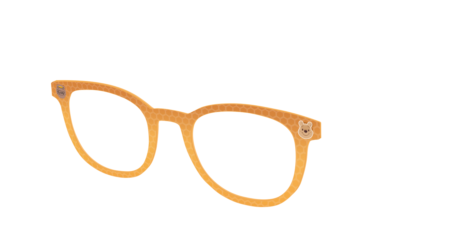 Time for Hunny Crystal Honeycomb - Angle Top Image - Pair Eyewear