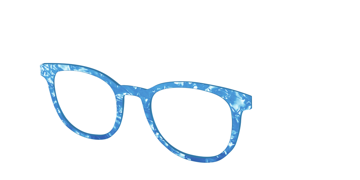 The Topaz Pearl Marble - Angle Top Image - Pair Eyewear