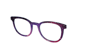 The Twilight Sky with Holographic Glitter - Angle Top Thumbnail - Pair Eyewear