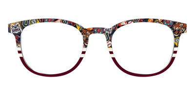The Varsity Patches Split - Front Top Thumbnail - Pair Eyewear