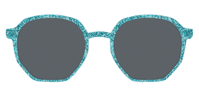 The Polarized Aquamarine Sparkle Sun Top - Front Top Thumbnail - Pair Eyewear