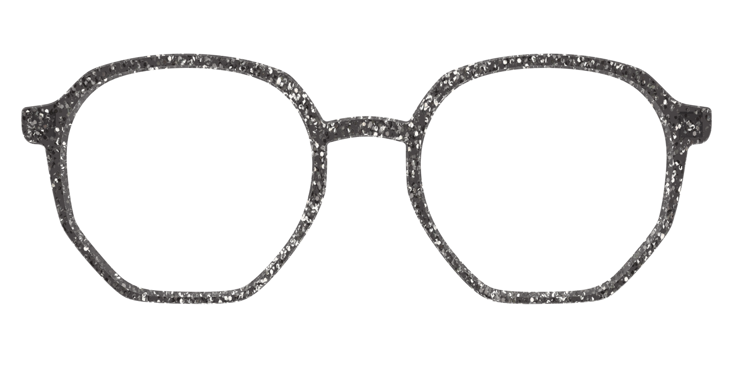 The Black Sparkle - Front Top Image - Pair Eyewear