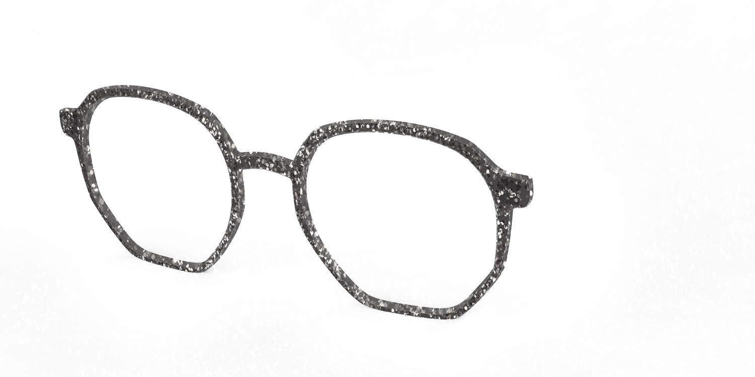 The Black Sparkle - Angle Top Image - Pair Eyewear