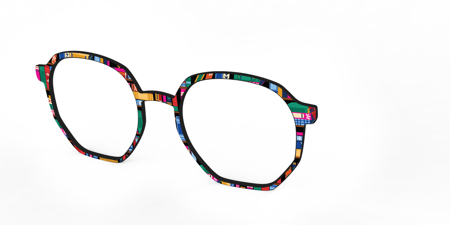 The Book Club - Angle Top Image - Pair Eyewear