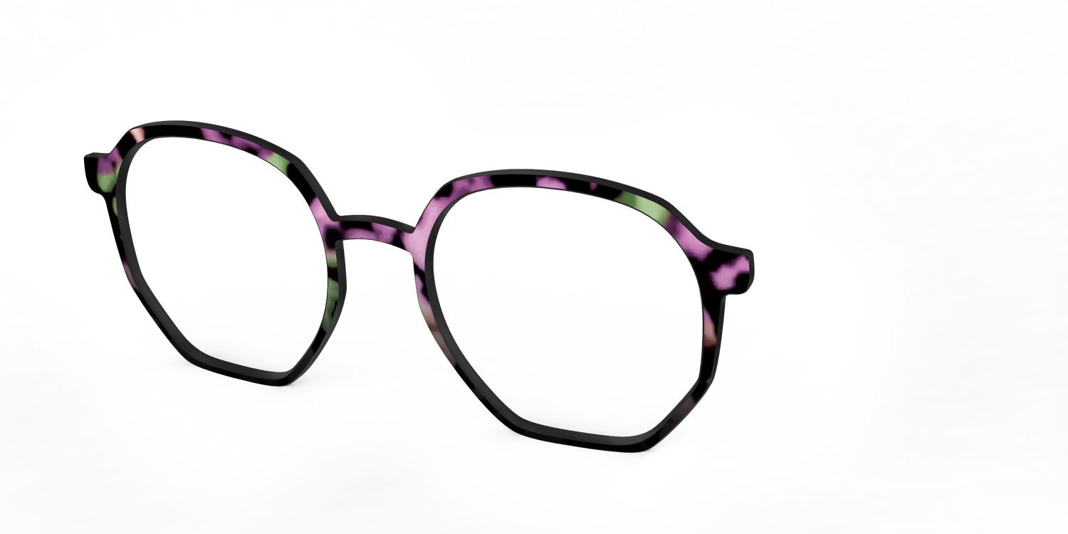 The Boysenberry Tortoise - Angle Top Image - Pair Eyewear
