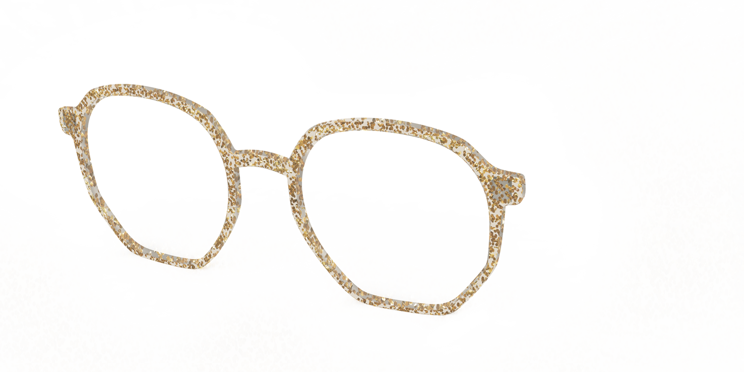 The Champagne Sparkle - Angle Top Image - Pair Eyewear