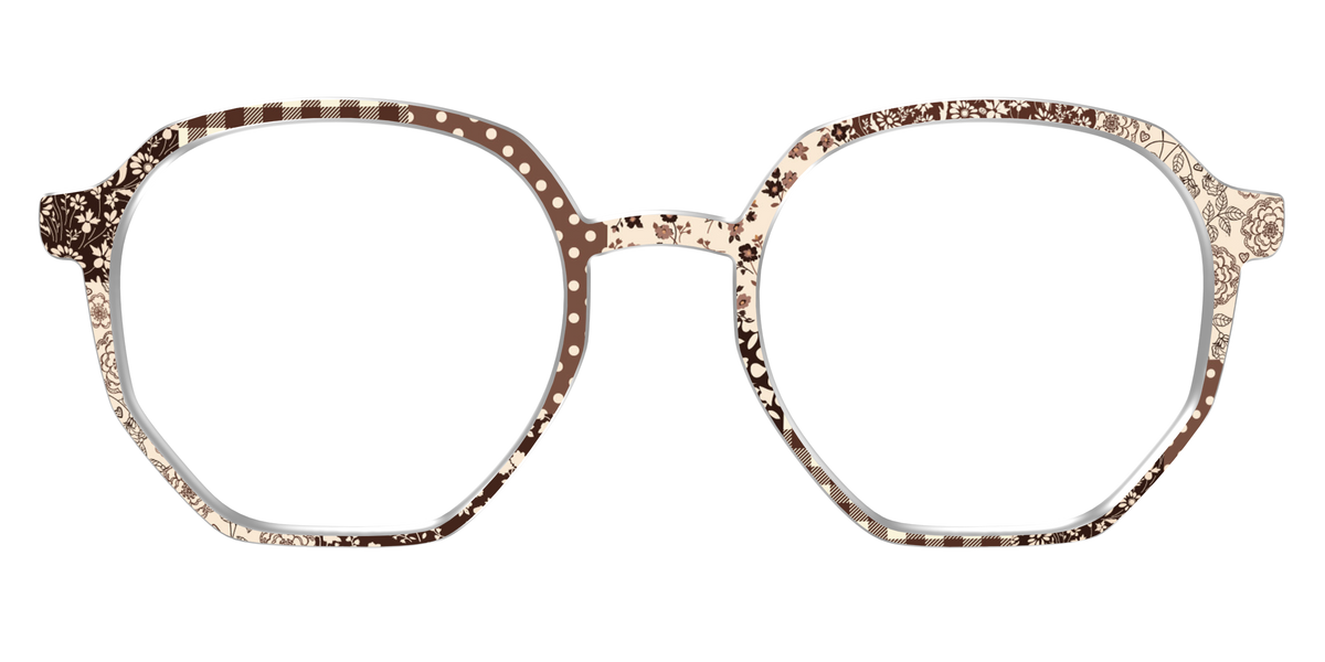 The Chestnut Patchwork - Front Top Image - Pair Eyewear