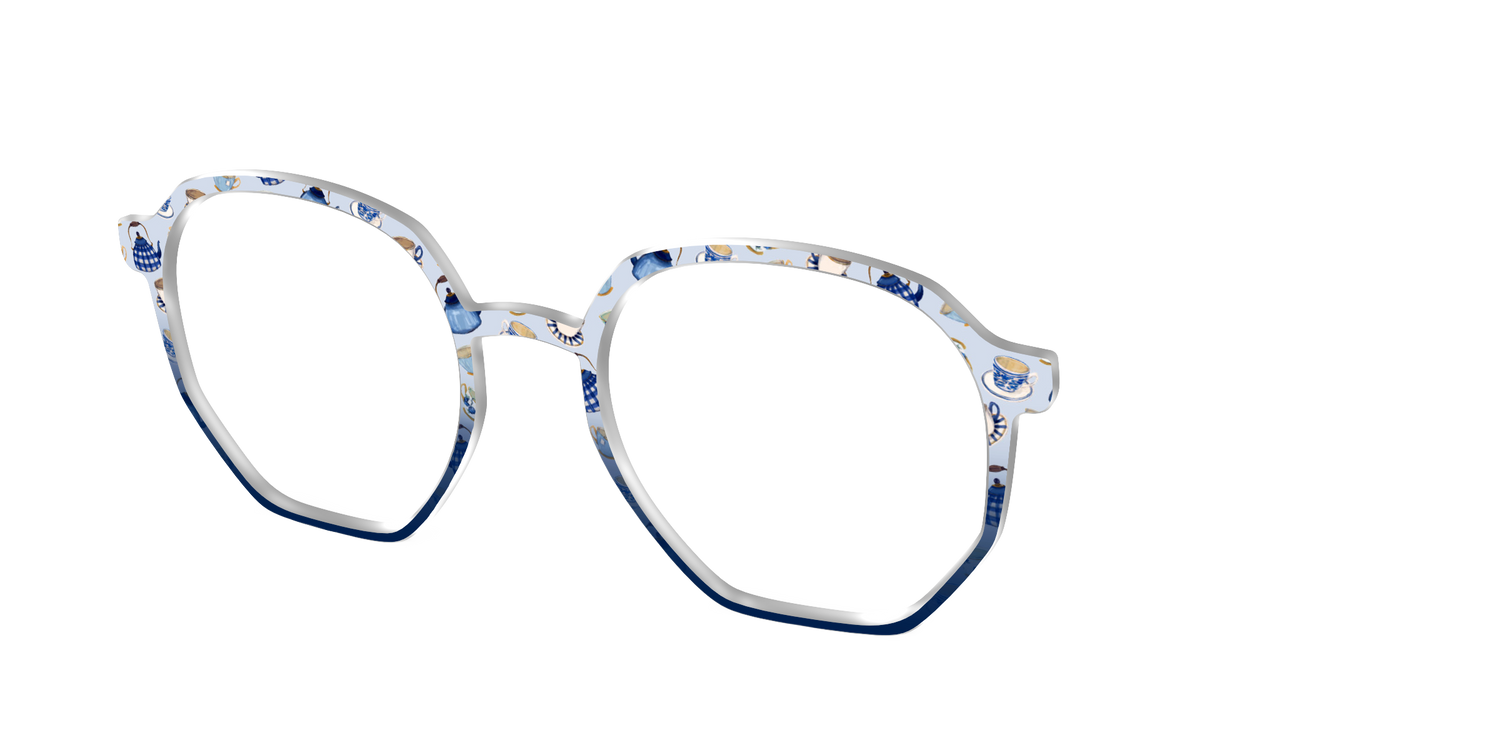 The Cozy Teacups - Angle Top Image - Pair Eyewear