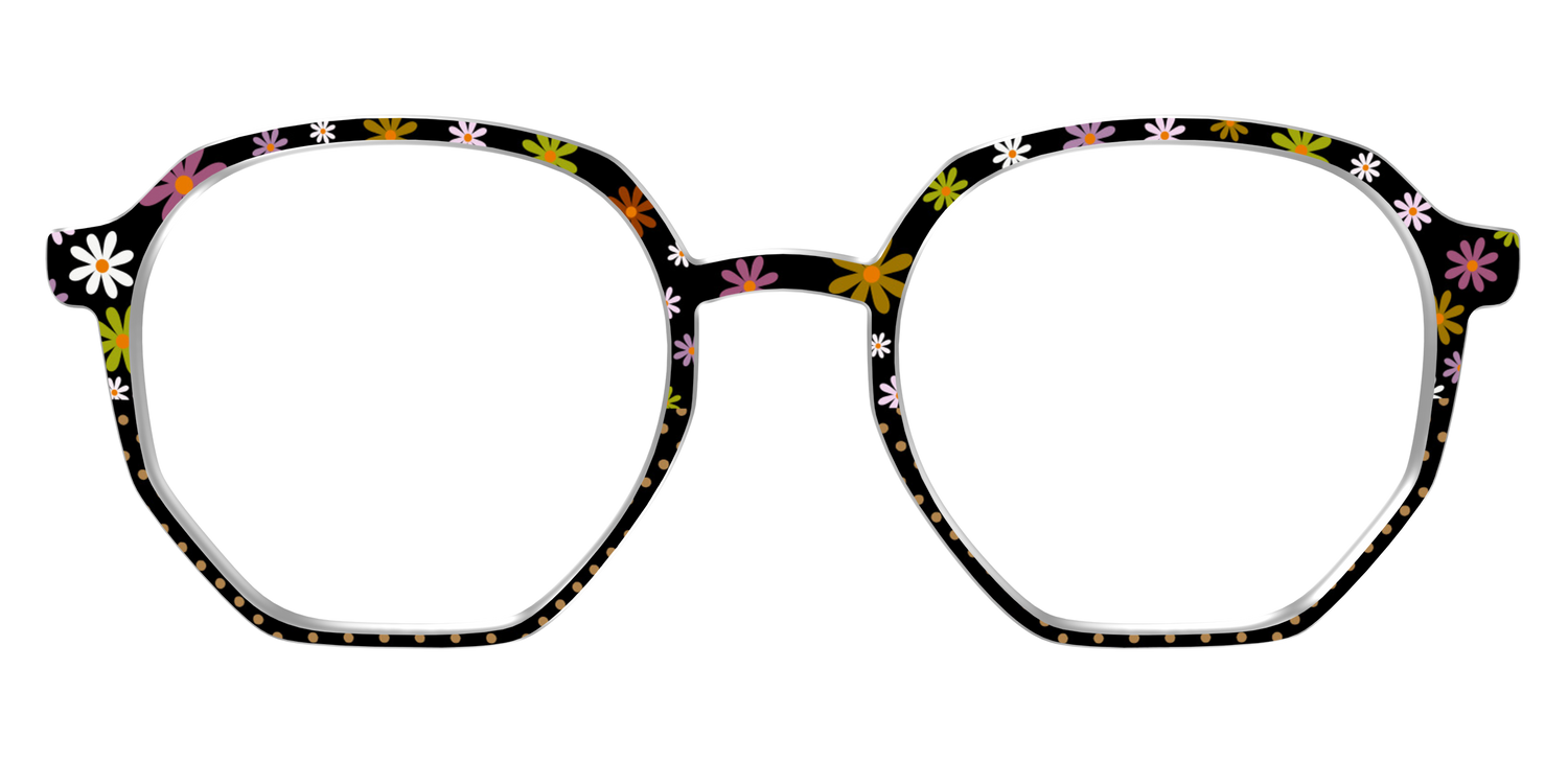 The Daisy Dot Split - Front Top Image - Pair Eyewear