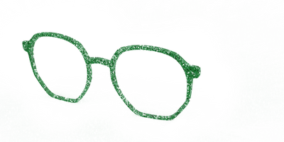 The Emerald Sparkle - Angle Top Thumbnail - Pair Eyewear