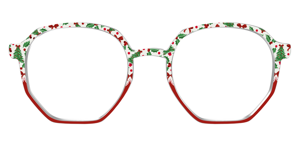 The Holly Jolly Split - Front Top Image - Pair Eyewear