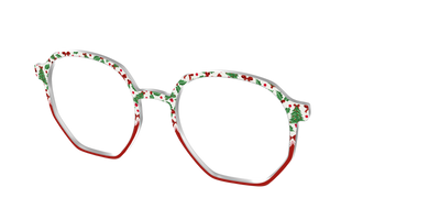 The Holly Jolly Split - Angle Top Thumbnail - Pair Eyewear
