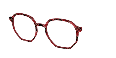The Holly Plaid with Glitter - Angle Top Thumbnail - Pair Eyewear