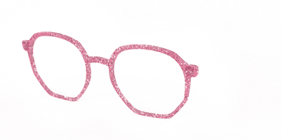 The Hot Pink Sparkle - Angle Top Thumbnail - Pair Eyewear