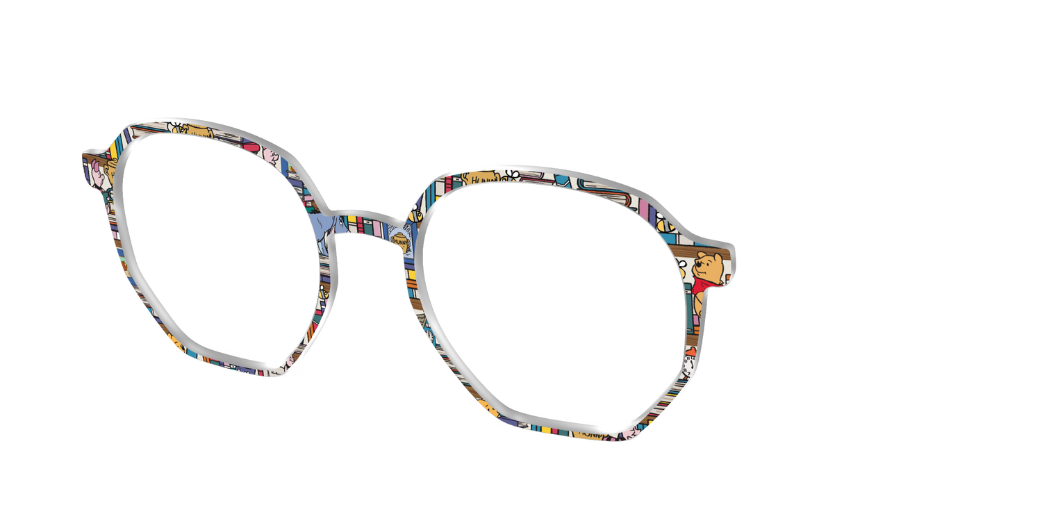 Hundred Acre Bookshelf - Angle Top Image - Pair Eyewear