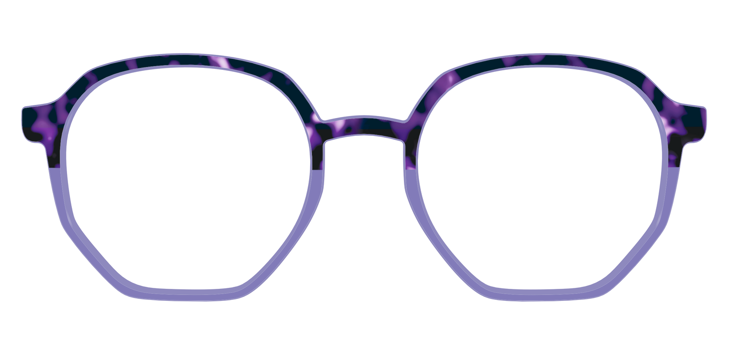 The Iris Tortoise Crystal Split - Front Top Image - Pair Eyewear
