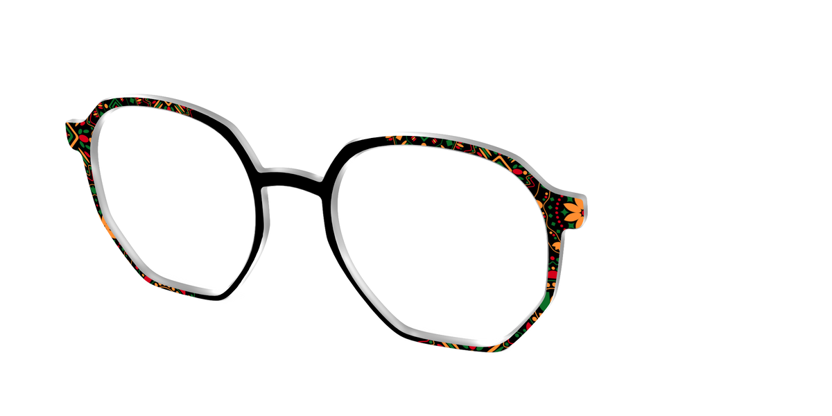 The Kwanzaa Medallion - Angle Top Image - Pair Eyewear