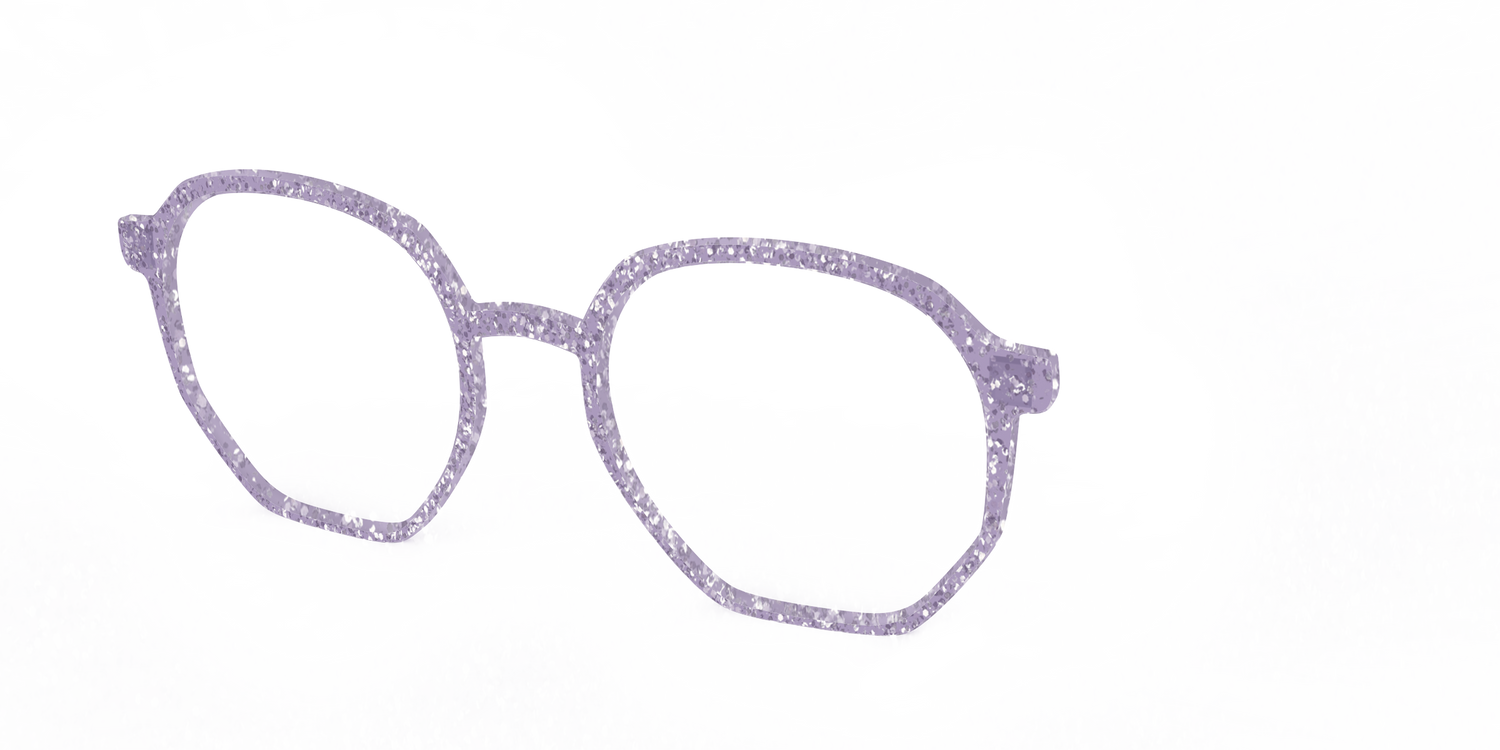 The Lavender Sparkle - Angle Top Image - Pair Eyewear