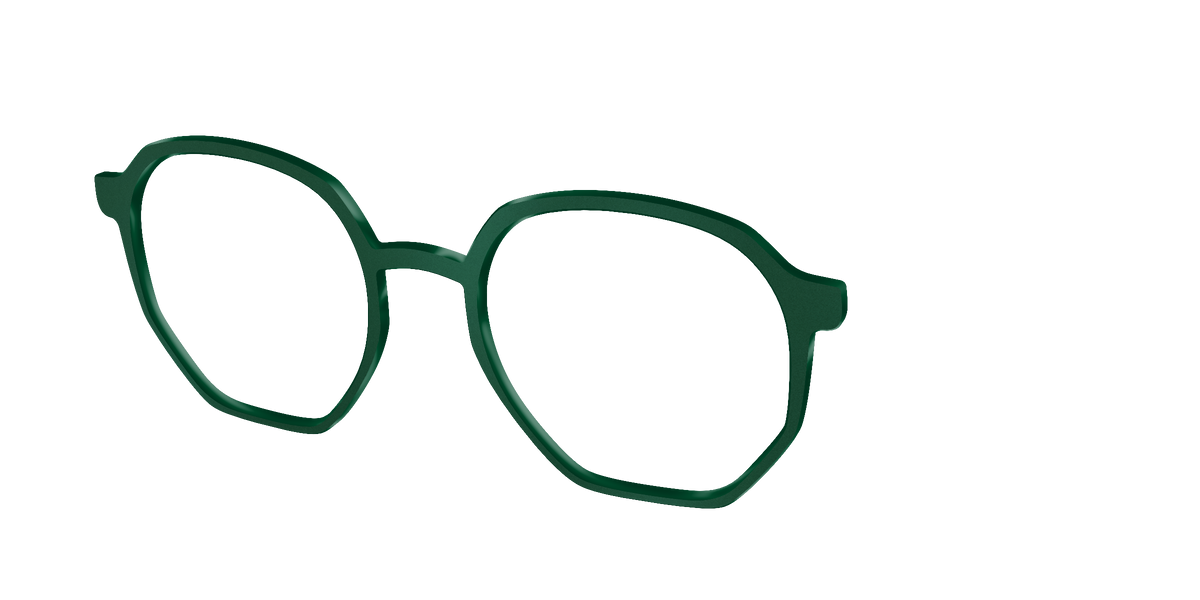 The Matte Spruce - Angle Top Image - Pair Eyewear