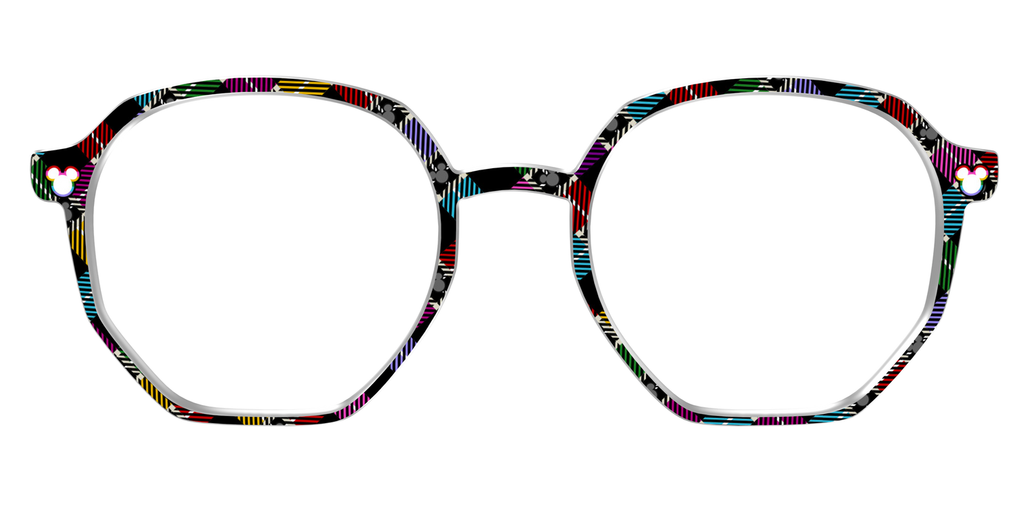 The Mickey Plaid - Front Top Image - Pair Eyewear