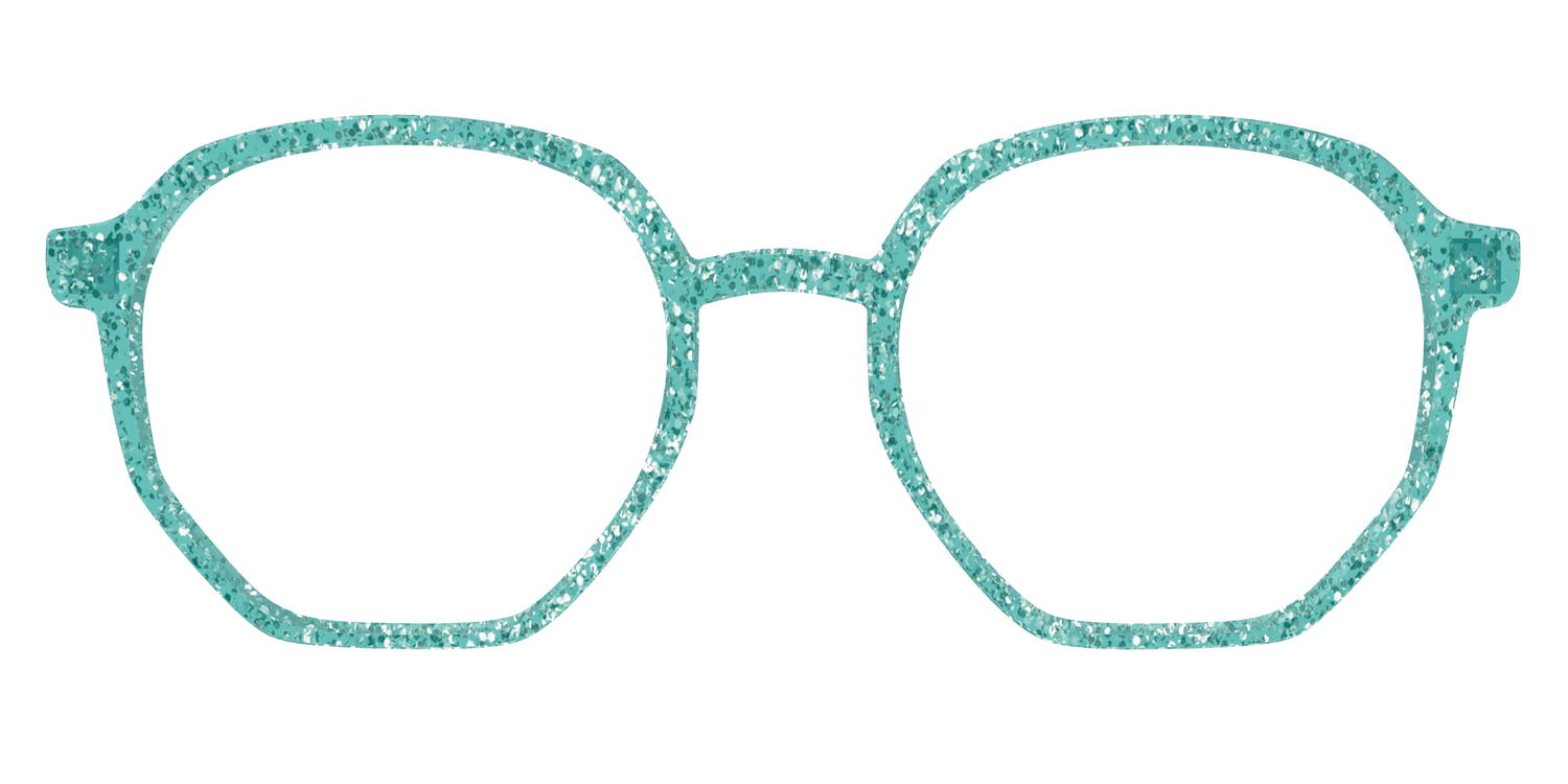 The Mint Sparkle - Front Top Image - Pair Eyewear
